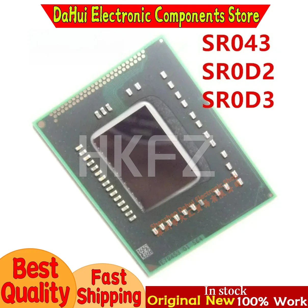 100% New SR043 i7-2640M i7 2640M SR0D2 I7-2677M I7 2677M SR0D3 i7-2637M i7 2637M BGA Chipset CPU Processor Core in stock