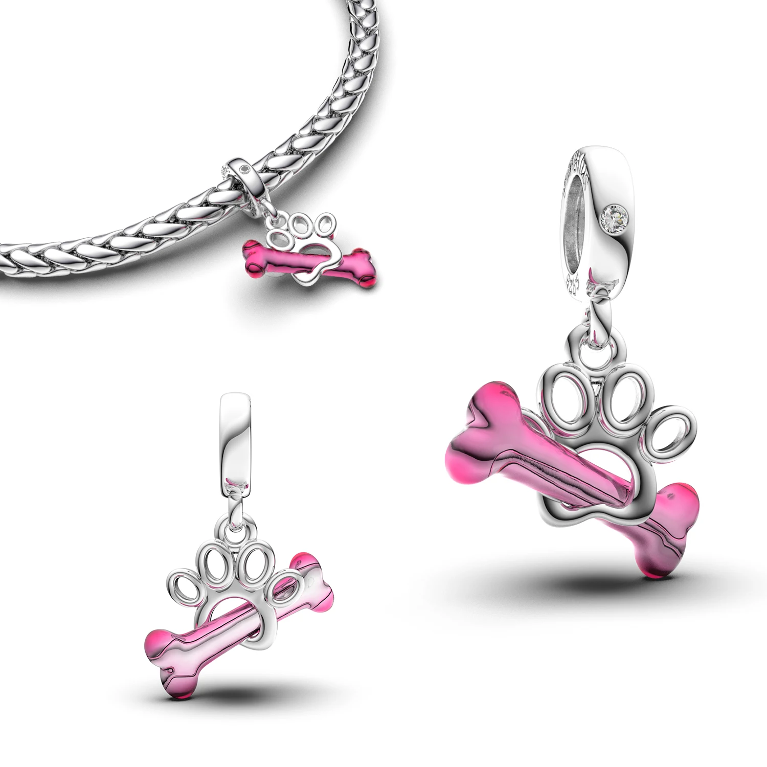 Charms for Bracelets Bracelet Pendants Pendant 925 Silver Trinket Jewelry Woman Italian Charms Sterling Silver Beads Making 925