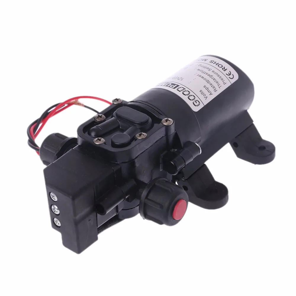 Micro DC 12V 70W 130PSI 6L/Min Water High Pressure Pump Diaphragm Self-priming Pump Agricultural Electric Spray Pump