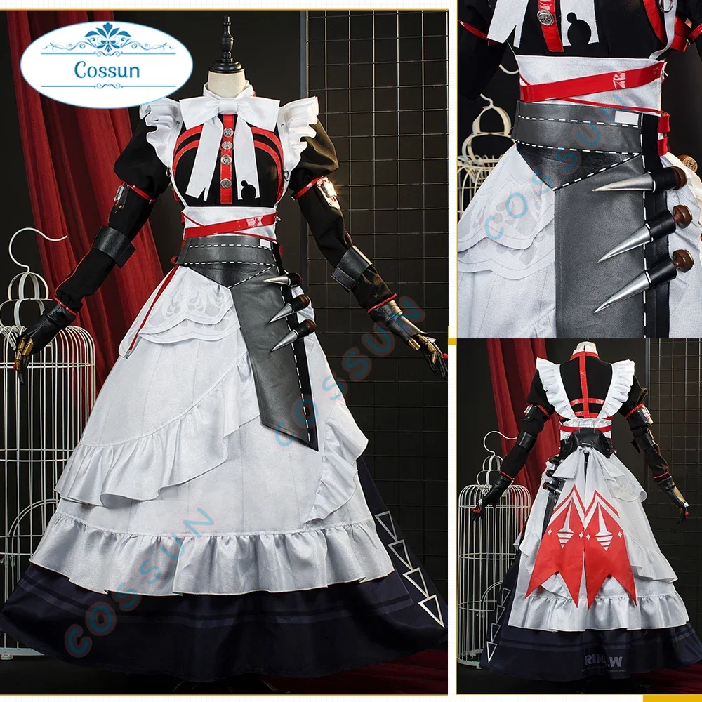 Alexandrina Sebastian Cosplay Zenless Zone Zero Costume Women Gorgeous Victorian Maid Uniform Palace Dress Halloween Party Suit