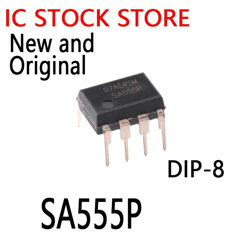 10PCS New and Original  DIP-8 SA555N  SA555 RC555N RC555  SA555P