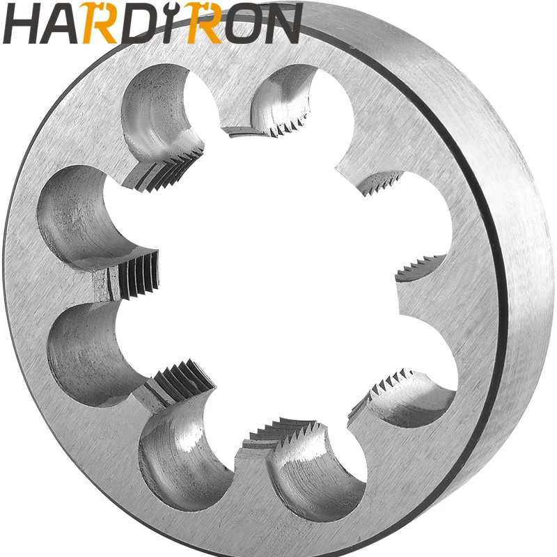 Hardiron Metric M49X1 Round Threading Die, M49 x 1.0 Machine Thread Die Right Hand