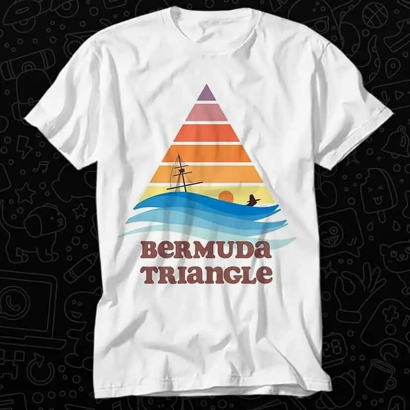 Футболка Bermudy Triangle Ocean Mystery Myth 539