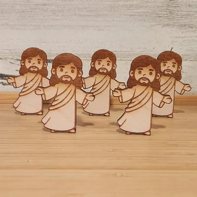 Small Jesus Figures Versatile Easter Decorations Pocket Jesus Lightweight Jesus Small Statue Little Jesus Toys For Christmas