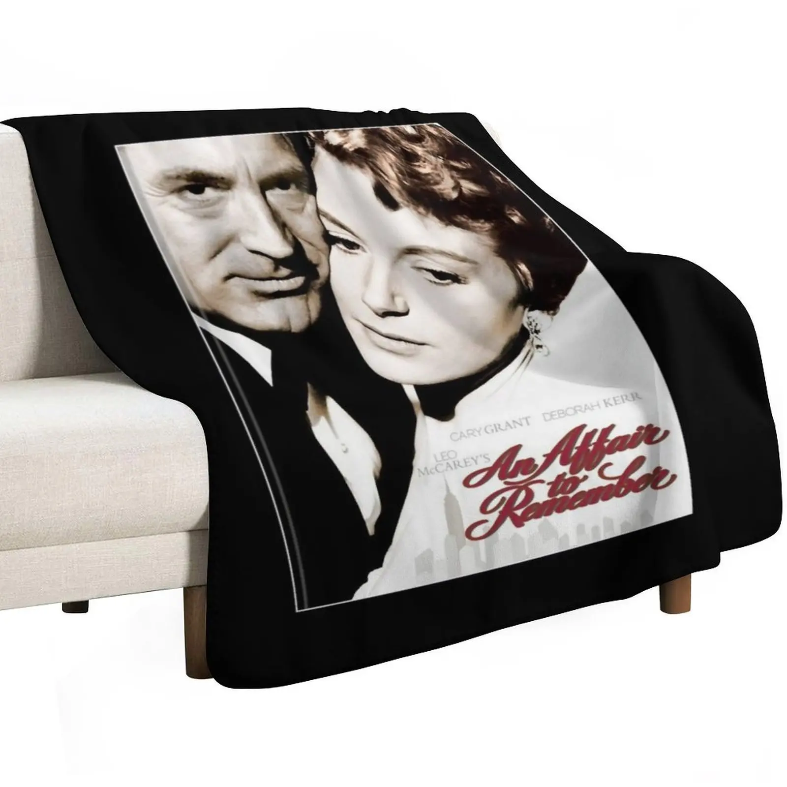 An Affair To Remember movie cover Cary Grant Throw Blanket Warm Comfortable Blanket for Office Napping