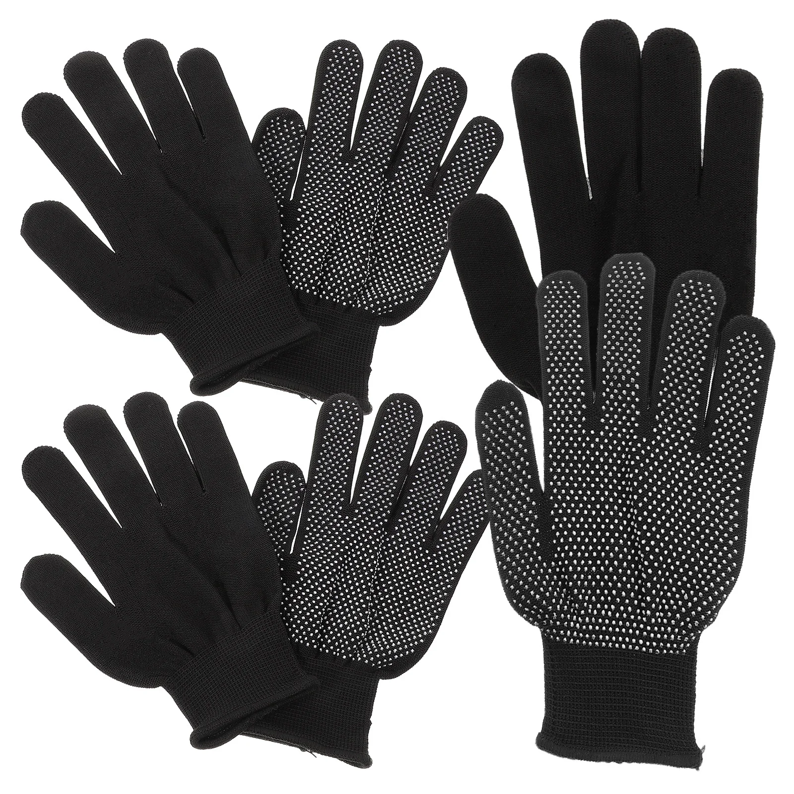 

3Pairs Outdoor Gloves Breathable Non-Slip Silicone Particle Nylon Lightweight Summer Climbing Cycling Hiking Fitness Work Sports