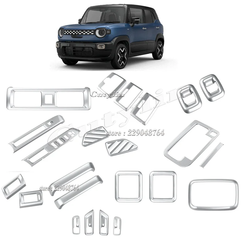 For Suzuki XBEE 2026 2027 abs matte Interior Door Bowl Window Rise Siwtch Car Roof Readlamp Steering Wheel AC Vent Cover Trim
