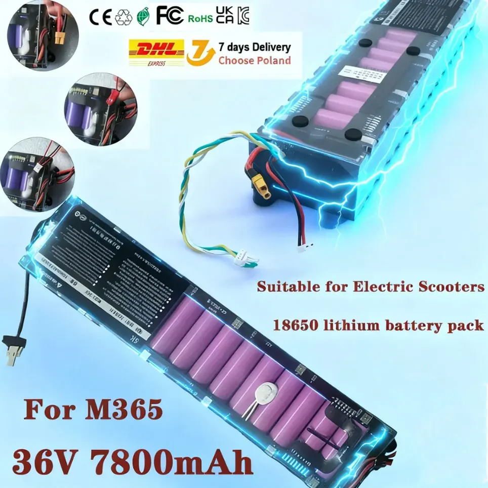 Original 36V 7800mAh Akku für Xiaomi M365 M356 Pro Spezieller Akkupack 36V Li-Ionen-Akku 7800mAh