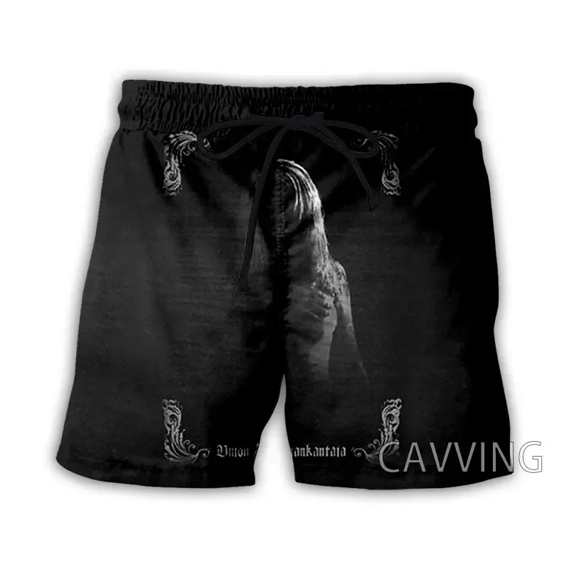 CAVVING 3D Printed   Kalman Kantaja Band   Summer Beach Shorts Streetwear Quick Dry Casual Shorts Sweat Shorts for Women/men