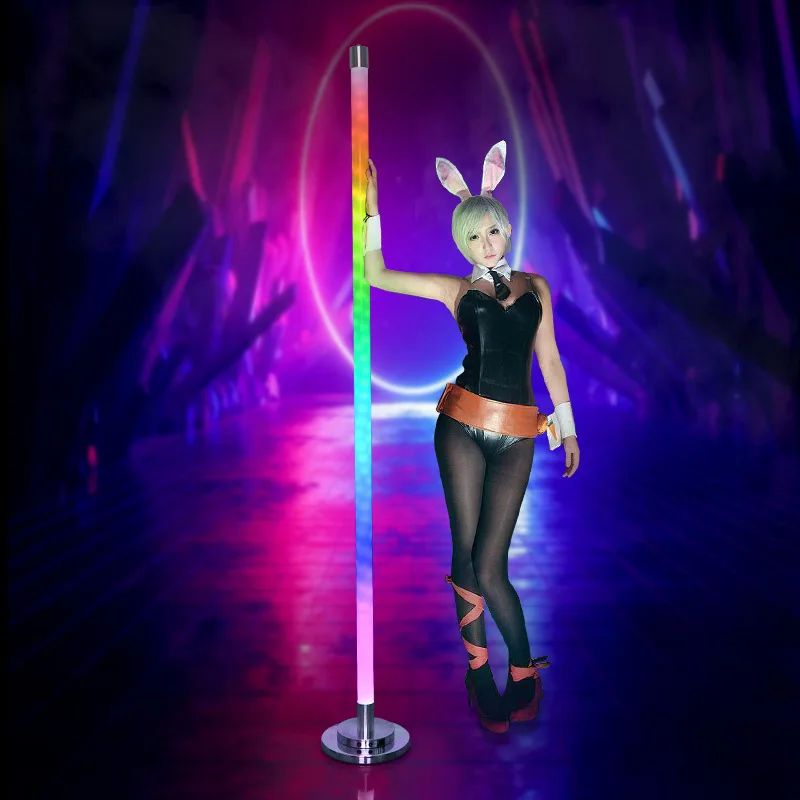 

Bar Dancing Stick LED Illuminated Dance Table Movable Gogo Bunny Stockings Space Stage Frame Bar