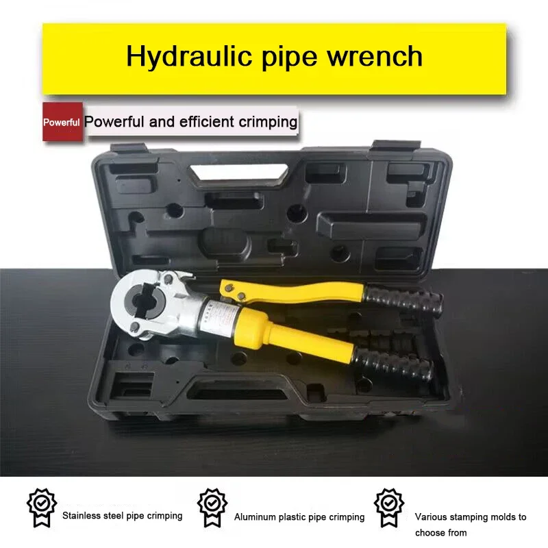 

Pressure Pipe Clamp 10T Hydraulic Pipe Tube Mold Crimping Tool CW-1632 Floor Heating Plumbing