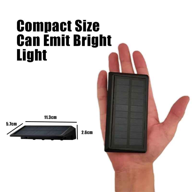 ضوء الجدار الشمسي في الهواء الطلق LED مصباح السياج في الهواء الطلق إضاءة مقاومة للماء لتزيين الفناء إضاءة الجدار الخارجي للحديقة