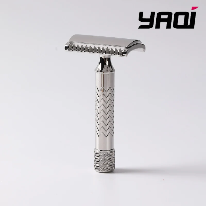 

New Yaqi 2026 CASTOR Stainless Steel Safety Razor Yaqi Beard Shaver