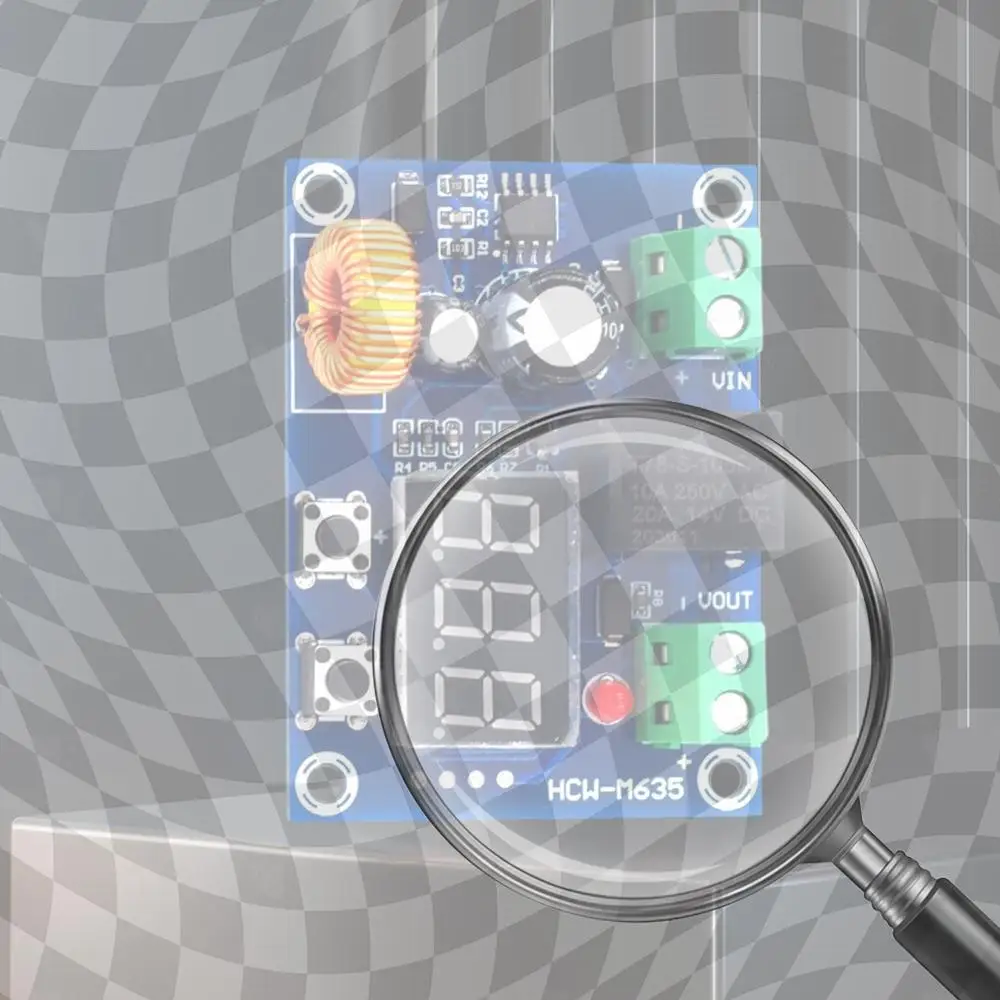 

XH-M609 Undervoltage Protection Board LED Digital Display Voltage Protection Switch Module Low Voltage Disconnect Switch Cut Off