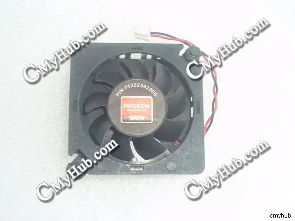 For ATI AMD HD5450 PLA04710S12M 7120236200G RADEDN 2Pin Graphics Card Heatsink Cooling Fan Sapphire HD 7850