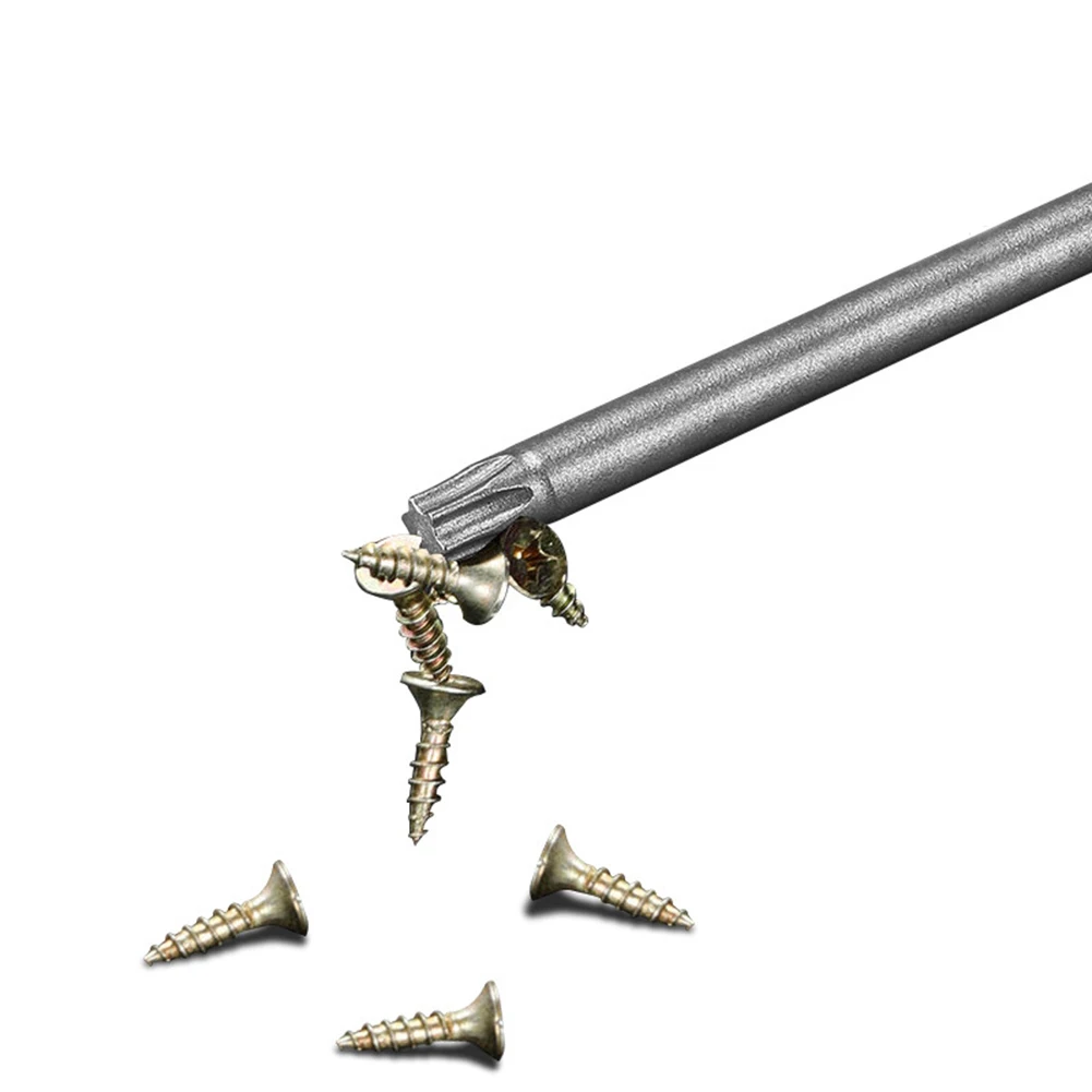 Baja Paduan Magnetik Untuk Mata Obeng Torx 50mm untuk T6 T40 dengan Shank Hex untuk Presisi dan Stabilitas di Ruang Sempit