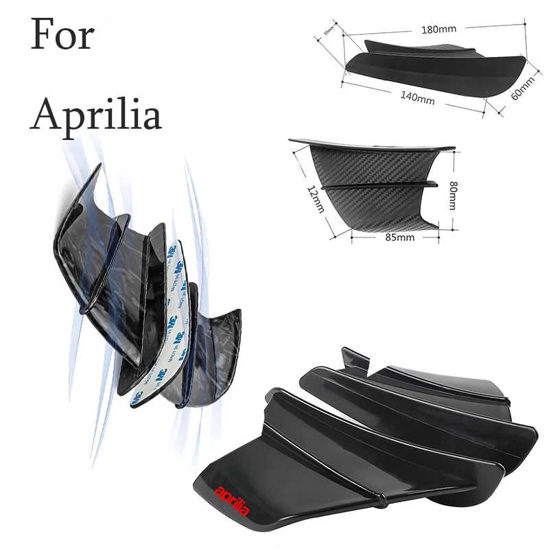 

For Aprilia RS660 RS457 Tuono 660 1100 RS125 RSV4 RSV1000/R shiver 750 Universal Motorcycle Winglet Aerodynamic Wing Kit Spoiler