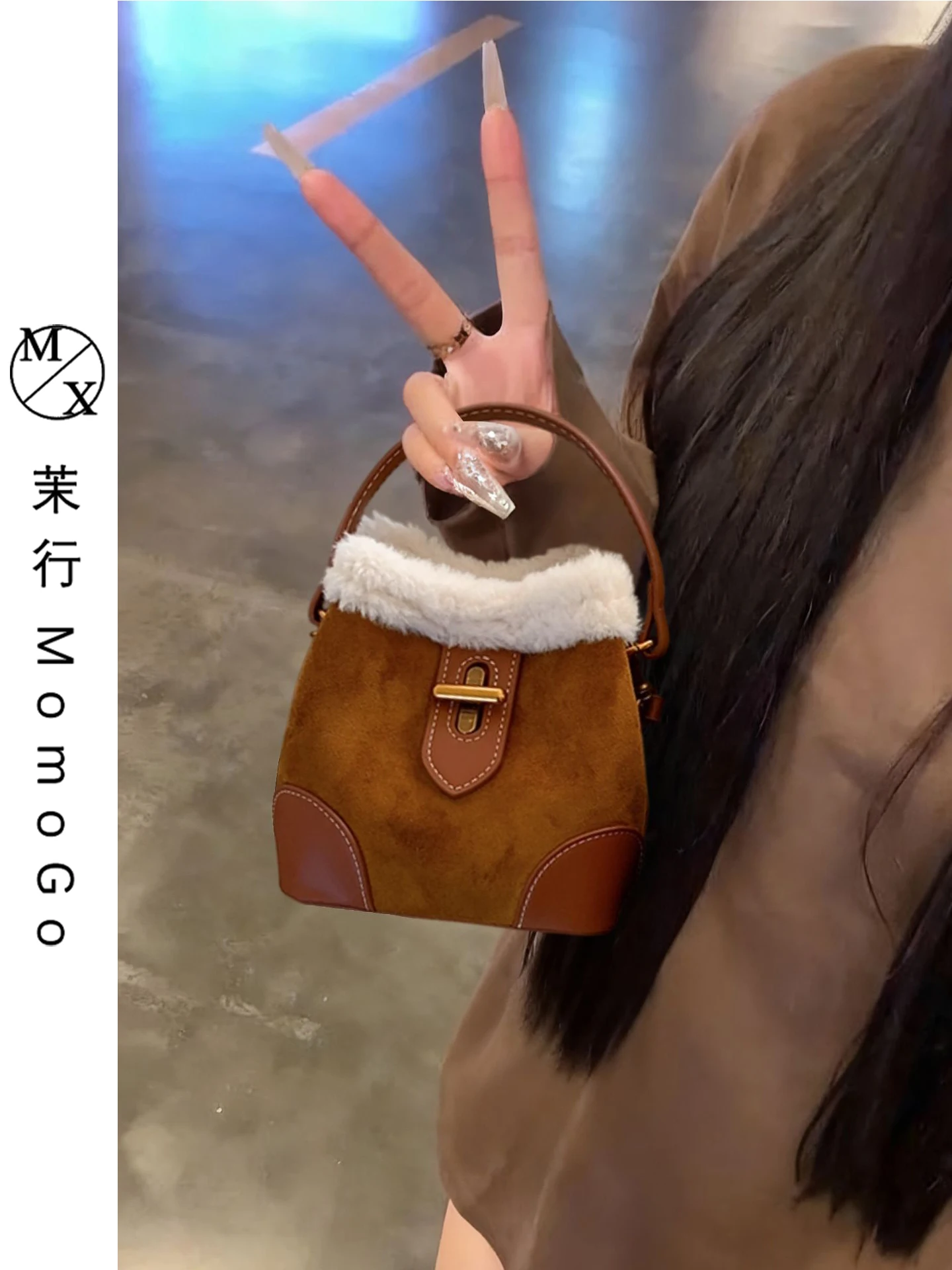 

Замшевая цветная сумка-ведро, женская роскошная маленькая сумка Plu, сумка на одно плечо, наклонная сумка через плечо, повседневная простая сумка