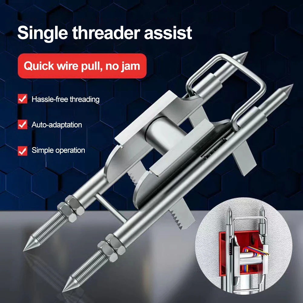 Professional Cable Pulling Aid Cable Puller Machine Wire Puller Pulling Auxiliary Device Electrician Wire Cable Threading Tools