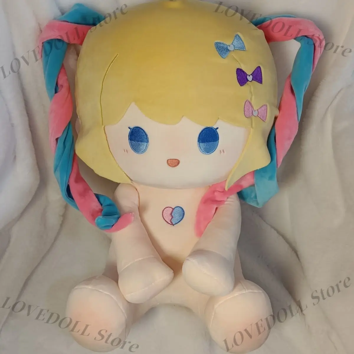 

Anime Rain Ame あめちゃん Cosplay Soft Sitting Posture Plush Doll Body Change Clothes 40CM Plushie Pillow Stuffed Toy Cute