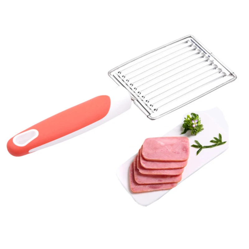 Tomato Slicer Stainless Steel Fruit Vegetable Slicer Tomato Cutter Banana Strawberry Meat Cutter Cooking Tools Kitchen Accessory