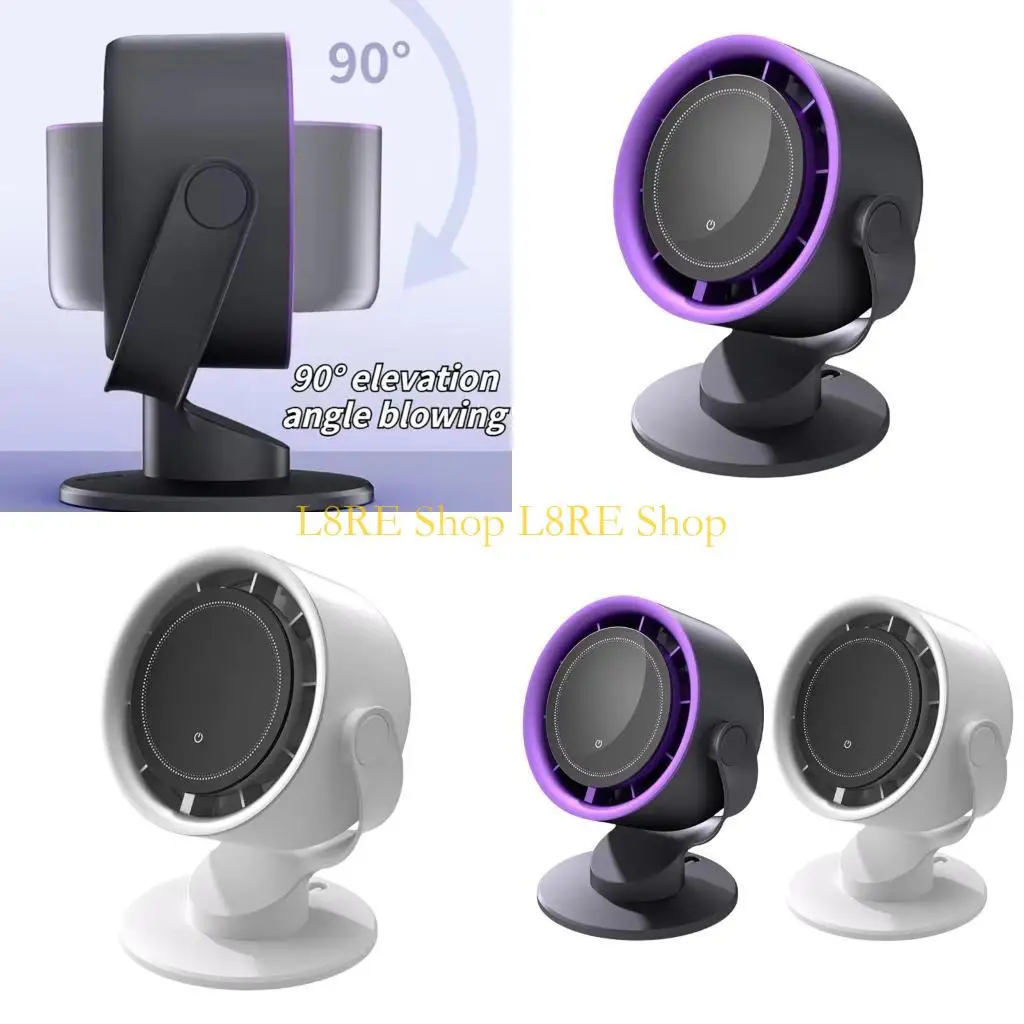 

Портативный прикроватный вентилятор L8RE, 4000 мАч, 100 скоростей, подходит для спальни, офиса и школы