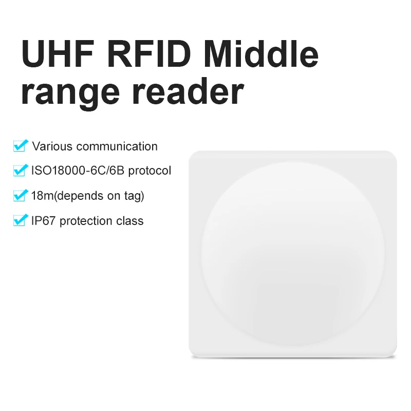 

UHF RFID Long Range UHF RFID Integrated Reader/Writer with RS232/WG26/RS485 for Parking Management