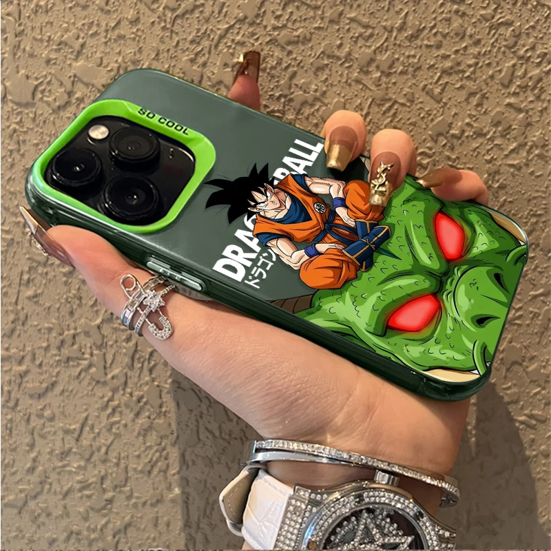Funda para Teléfono con Estampado de ANIME GOKU SHENRON FLYING NIMBUS para iPhone 12 17 Air Pro Max 16 15 11 14 13 Pro Max XS X XR Plus 8 7 SE 2020