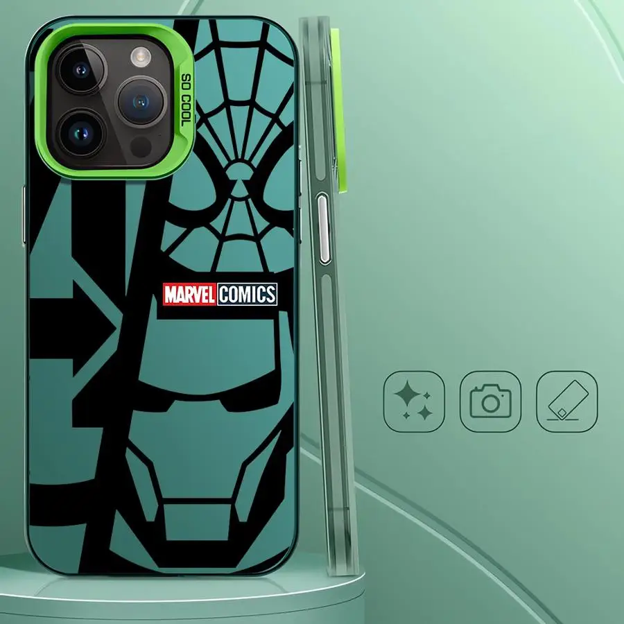 Marvel Sipiderman Cool Case for OPPO A98 A74 A94 A76 A58 A57 A78 2022 A55 A17k A15s Reno 7Pro 7Z 8T 10Pro 7 Soft Cover