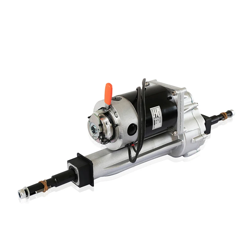 T3-500B 500W 24V 40:1 105-125 rpm 280KG Load Powerful Golf Cart Rear Differential Shaft Motor Kit Electric