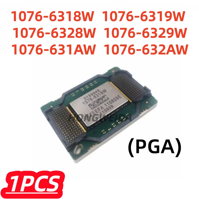 1Pcs/lot 100% New 1076-6319W 1076-6318W 1076-6328W 1076-6329W 1076-632AW 1076-631AW big DMD chip for Projectors original