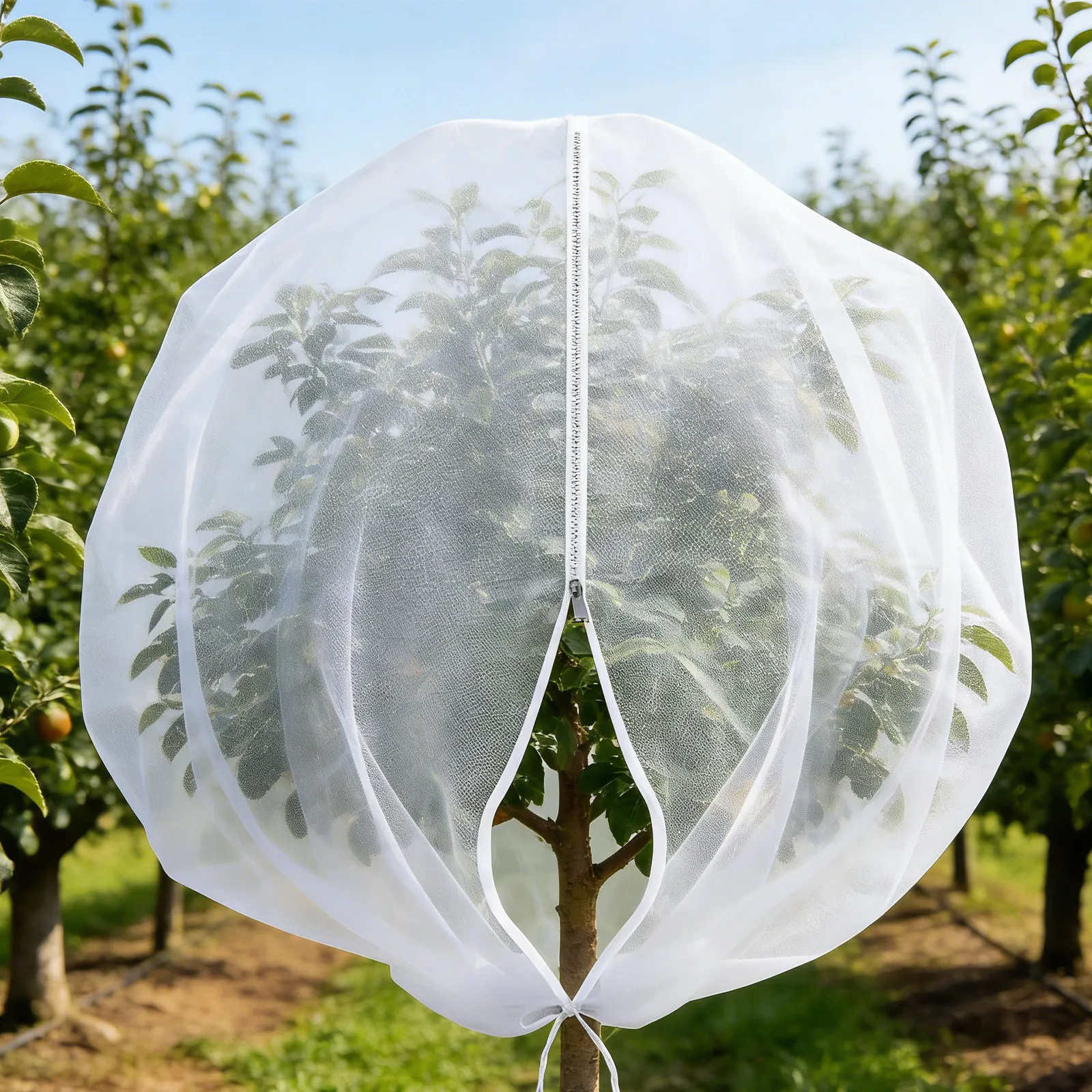 

Сетка-чехол для растений, пылезащитная, с завязками, 6.56x7.87 футов, для голубики, садовая сетка от мороза и дождя, для фруктов и овощей