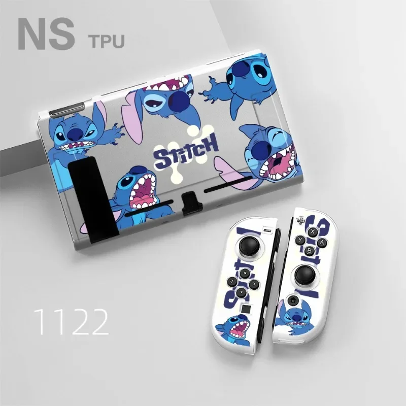 

Cartoon Stitch Protective Case Console For Nintendo Switch NS/OLED Game Console Case Console Controller Leather Case Accessories