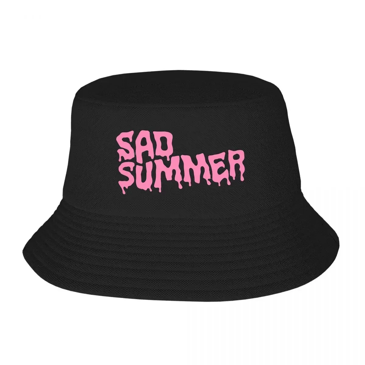 Sad Summer Bucket Hat Panama Hat Children Bob Hats Outdoor Fisherman Hats Summer Beach Fishing Unisex Caps