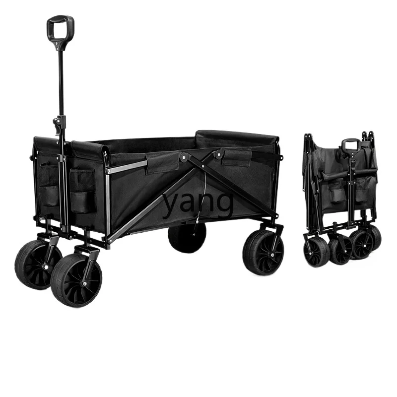 

LH camping cart foldable outdoor hand push picnic cart camp trolley trolley camping