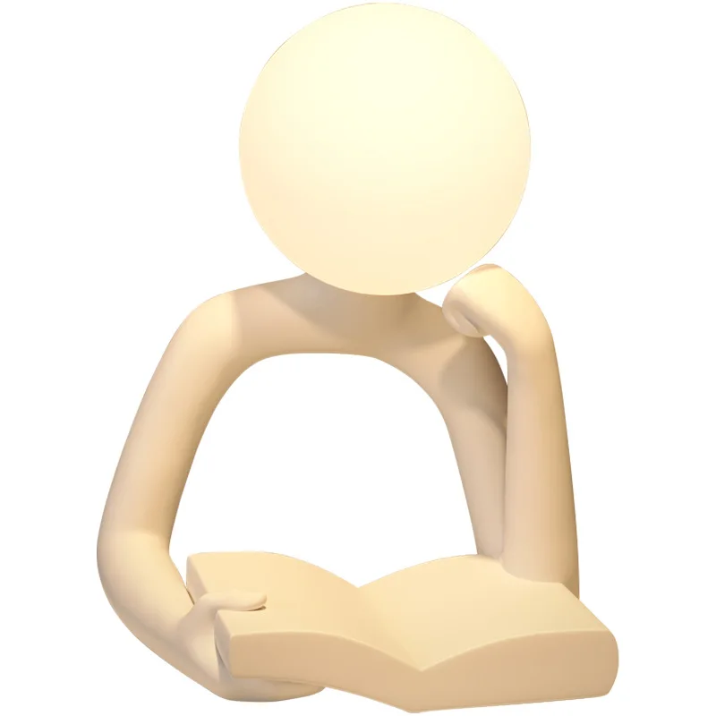 

Custom resin crafts art abstract figure luminous resin figure bedroom