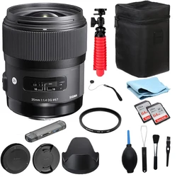 Sigma 35mm F1.4 DG HSM Art Lens Full Frame F1.4 Prime 35mm Lens For Canon Nikon Sony E Mount + SD