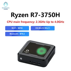 GenMachine Neuer Mini-PC AMD Ryzen 7 3750H CPU Windows 10/11 DDR4 Ren3000 3750H Desktop USB WIFI 5 1000M AMD NUC Gaming-Computer