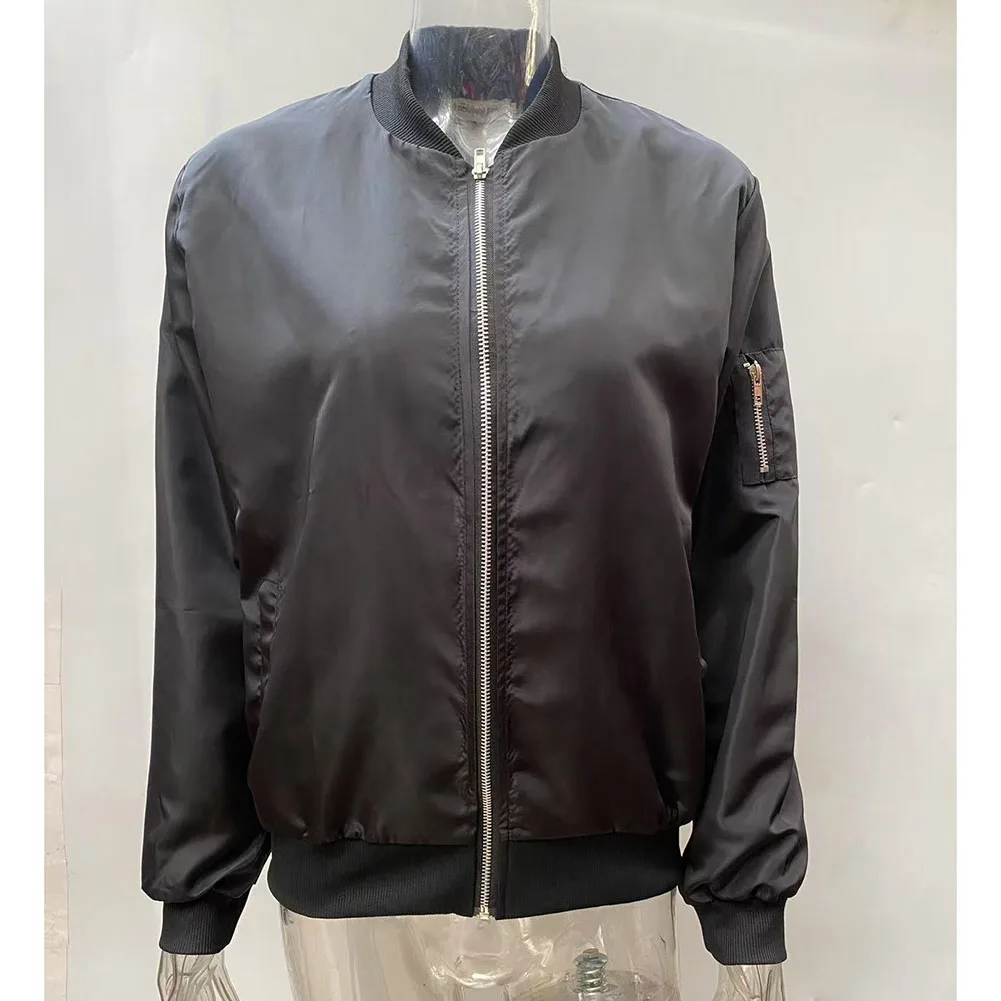 Casual Fall Outerwear For Women Casual Jackets Outdoor Clothes Casual Outerwear Brand New Condition Casual Wear Polyester Fabric