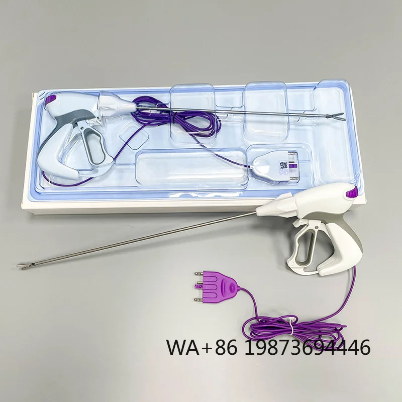 

Reusable vessel sealing instrument, electrosurgical cautery tool for veterinary laparoscopic surgery