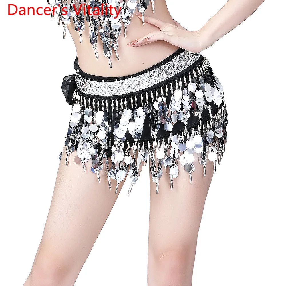 Vrouwen Buikdans Munten Riem Buikdans Hippe Sjaal Kostuum Accessoires Dansrok Decoratie