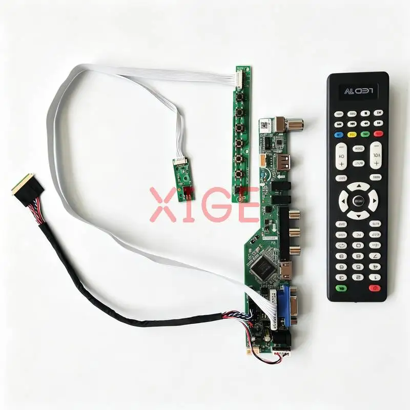 

For N173HGE HSD173PUW1 LP173WF1 B173HW01 Controller Board Kit DIY USB+AV+VGA+HDMI Laptop Display LVDS-40 Pin 1920x1080 1920*1080