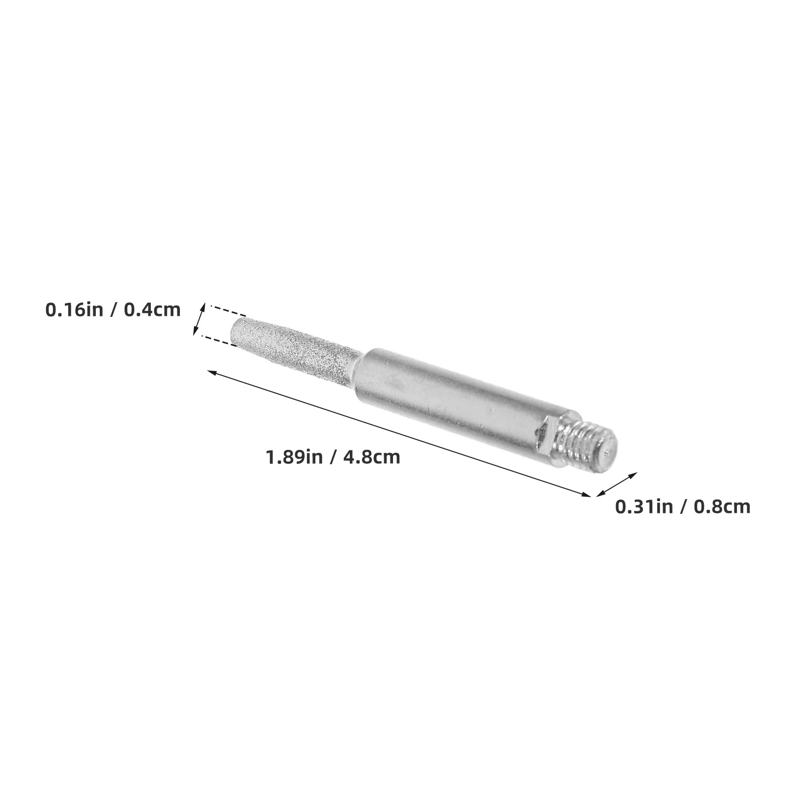 1Set Batu Gerinda Gergaji Mesin Diamond Burr Sharpener Hand Hardness File 4mm Sekrup Mur Kunci Pas Alat Pengasah Manual