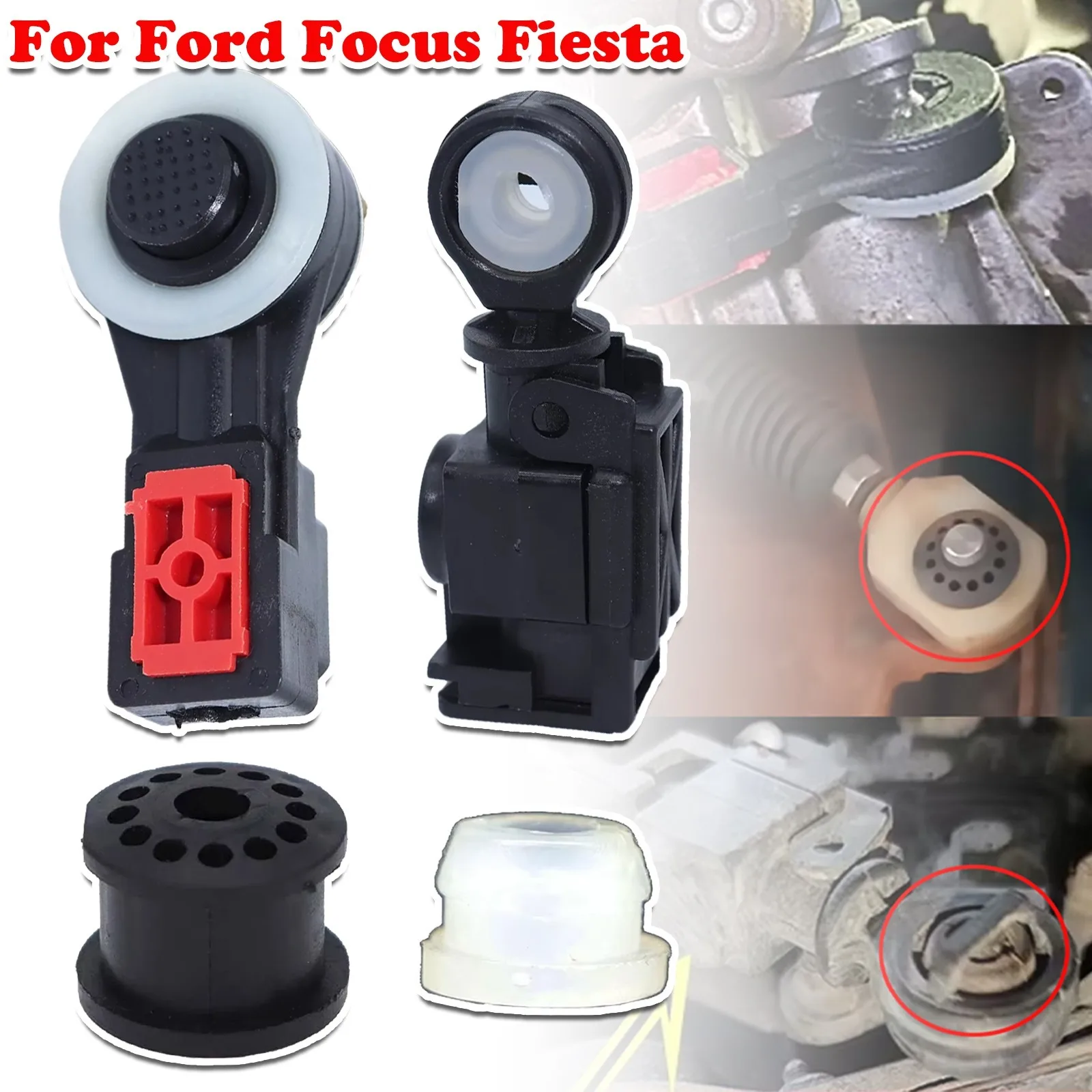 

For Ford Focus MK2 Fiesta Manual Automatic Gearbox Pull Transmission Linkage Cable Head Gear Shift Lever Line Repair Bush Joint