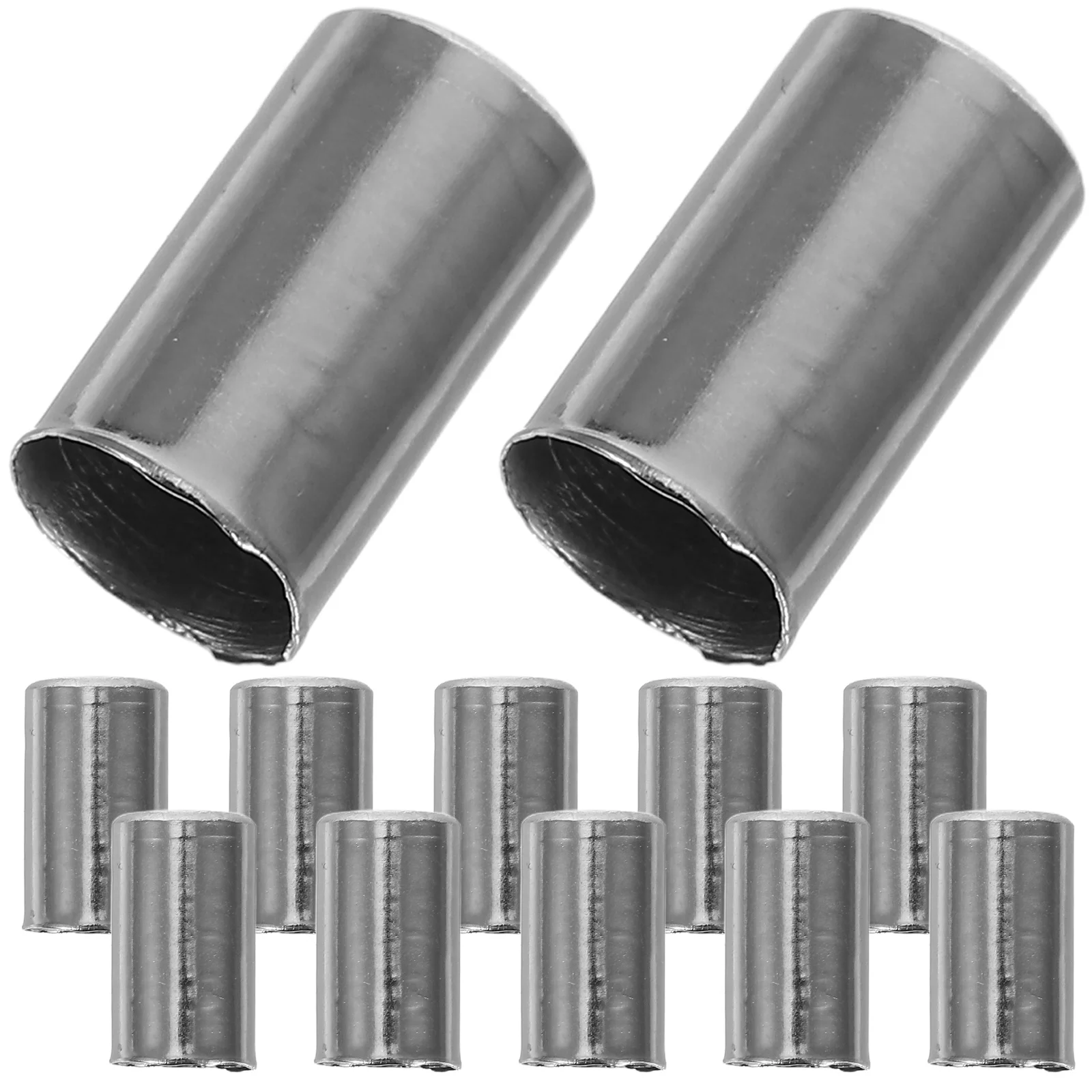 

100Pcs Bicycle Brake Cable End Caps Copper 5mm Road Mountain Bike Cable Protector Easy Install Brake Line Stopper Secure