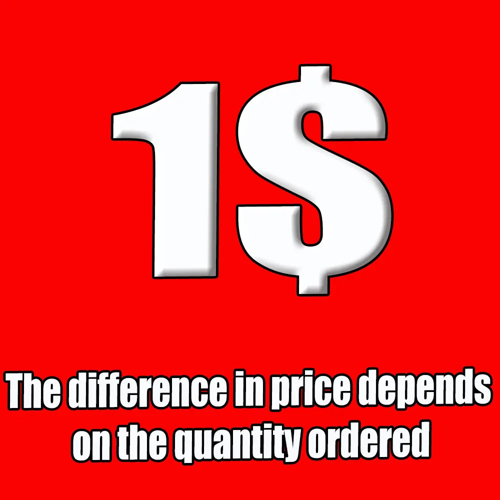 

Дополнительные расходы на доставку 1 доллар США. Разница в цене обеспечивает количество заказов.