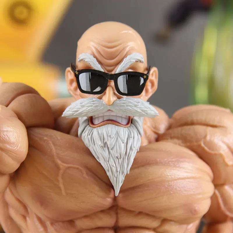 Anime Dragon Ball Figure GK Master Roshi Action Figurine Kame Sennin Pose PVC Doll Desktop Model Ornament Collectible Toy Gift