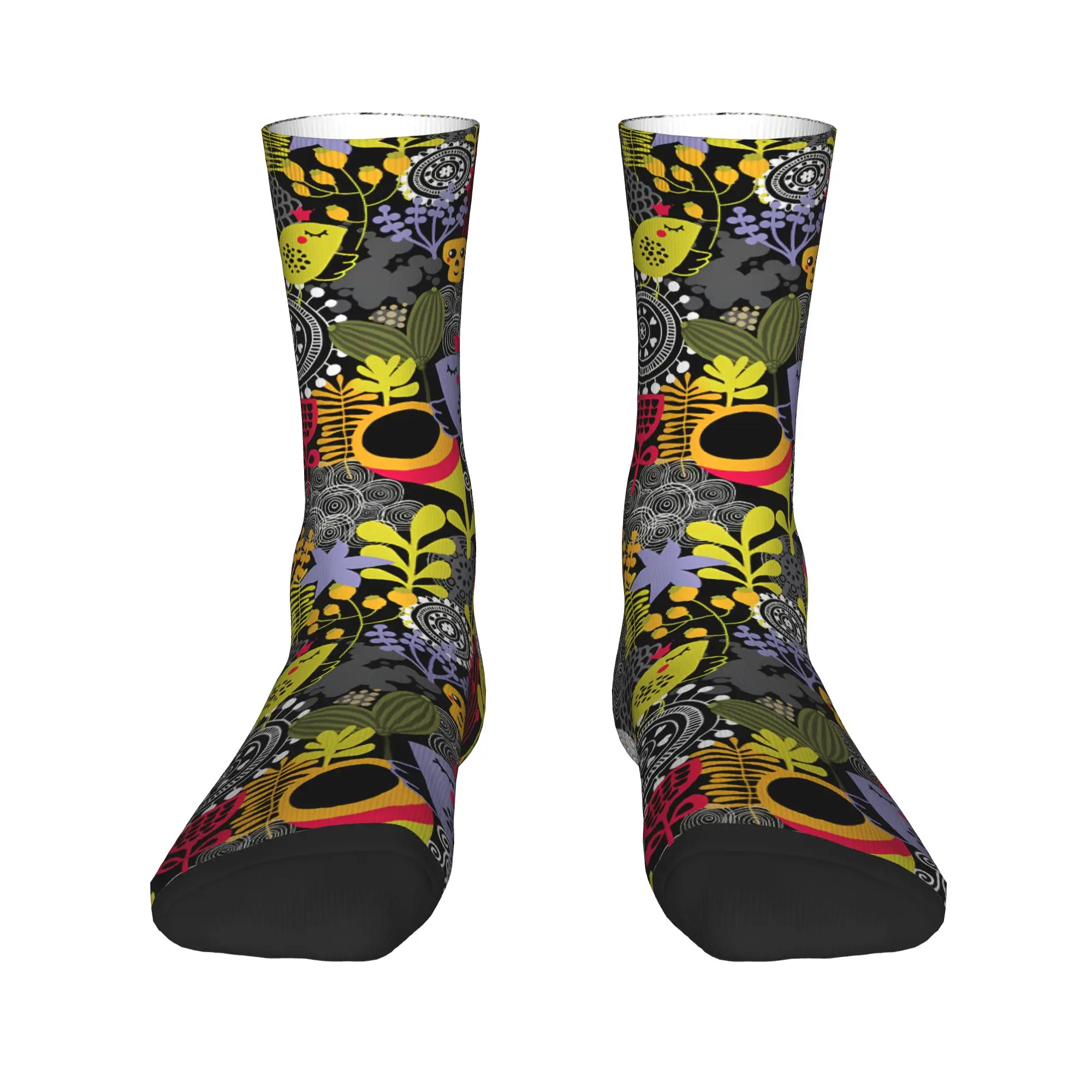 Halloween Spooky Skull Mix Socks  Casual Stockings Women Men Warm Soft Running Sports Socks Autumn Graphic Non-Slip Socks