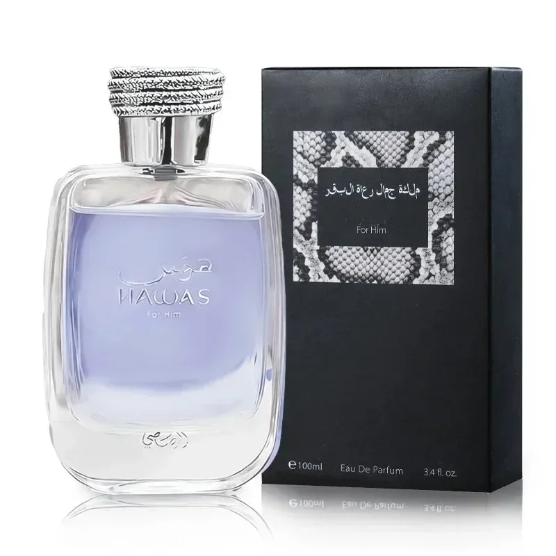 Original Hawas Men EDP สเปรย์ 100ml Long Lasting Signature Premium Arabian Daily Elegance สดชื่นหรูหราชาย Parfum