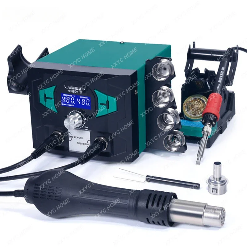 Schweißen Solder 938BD + II Intelligente Digitalanzeige Heißluftpistole Lötstation Für PCB Reparatur Rework Lötkolben